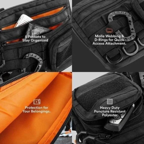 NEW TACTICAL Messenger Bag For Men - Picture 3 of 7